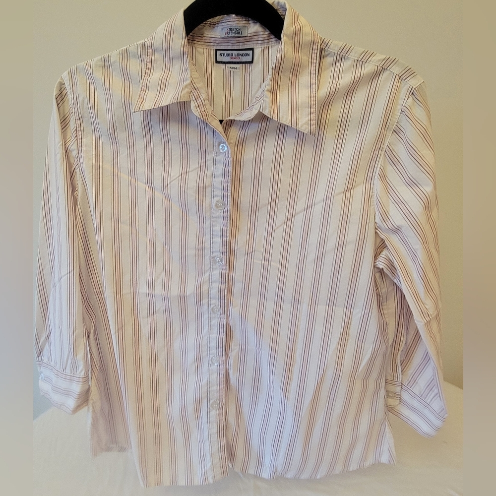 Striped Sudio London Button-Down Shirt